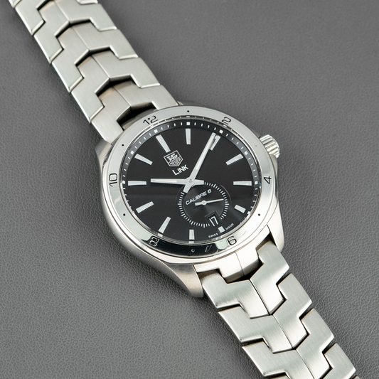TAG Heuer Link Calibre 6 Automatic Black Dial Date 39mm