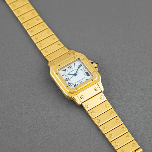 Cartier Santos Carrée Automatic Yellow Gold Date 29mm