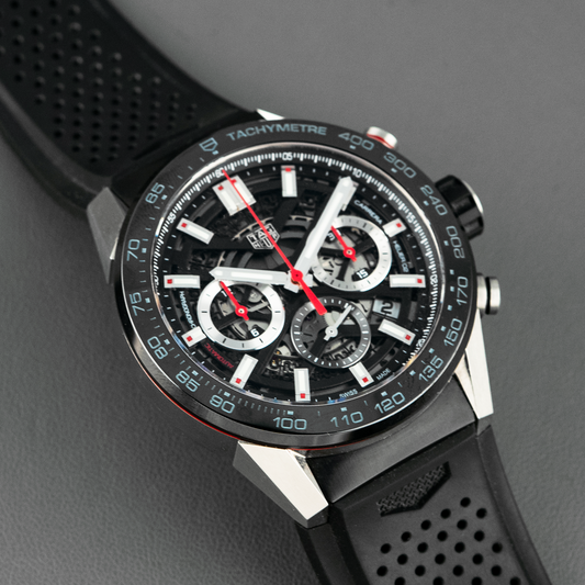 TAG Heuer Carrera Heuer 02 Chronograph Skeleton Dial 45mm