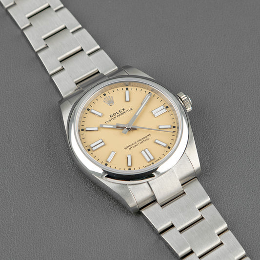 Rolex Oyster Perpetual Automatic Beige Dial 41mm