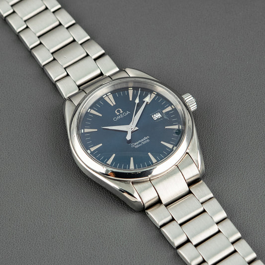 Omega Seamaster Aqua Terra Blue Dial Steel Quartz 39mm