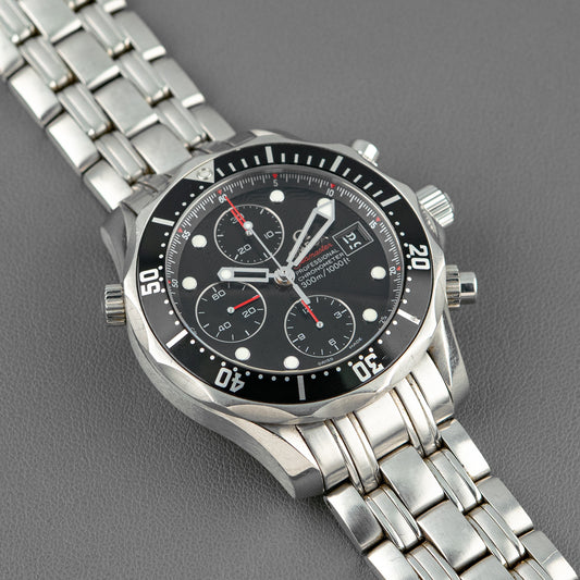 Omega Seamaster Diver 300M Automatic Chronograph Black 42mm