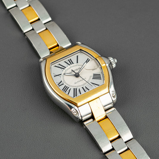 Cartier Roadster 2510 Automatic Steel & Yellow Gold 38mm