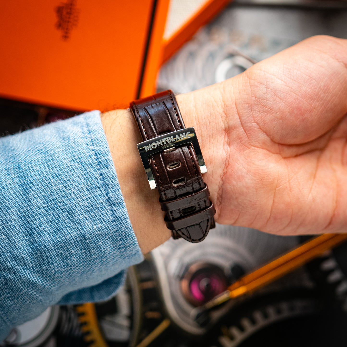 Montblanc Timewalker Automatic Silver Dial Date 39mm