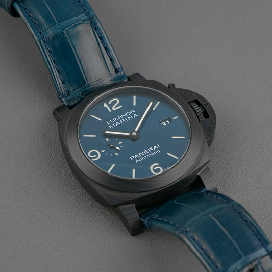 Panerai Luminor Marina Automatic Carbotech Blue Dial 44mm