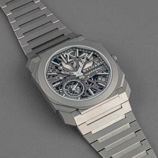 Bvlgari Octo Finissimo Skeleton 8 Days Titanium 40mm