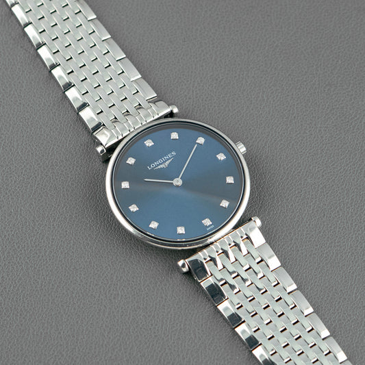 Longines La Grande Classique Quartz Diamonds Blue 29mm