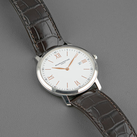 Baume & Mercier Classima Quartz Date White Dial 39mm