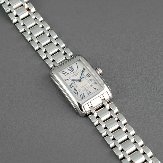 Longines DolceVita Quartz Date Silver Dial 28mm