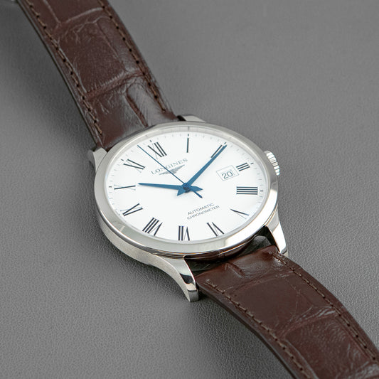 Longines Record Automatic Chronometer White 40mm