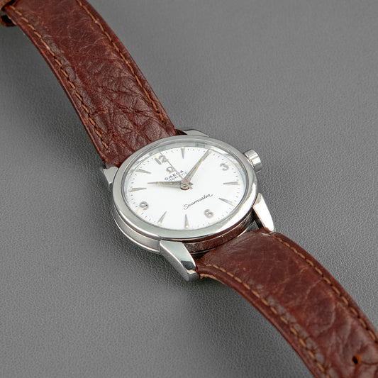 Omega Seamaster 2828 Automatic Silver Dial Vintage 34mm