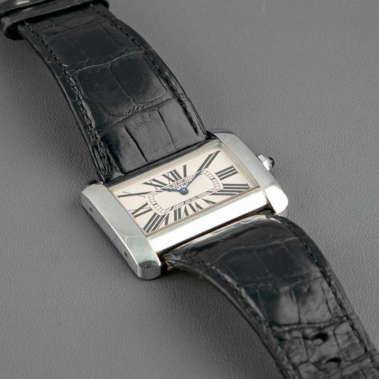 Cartier Tank Divan 2600 Automatic Silver Dial 38mm