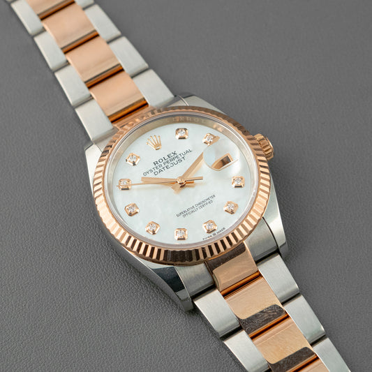 Rolex Datejust 126231 Steel & Rose Gold Diamonds 36mm
