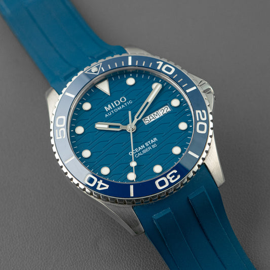 Mido Ocean Star Automatic Day-Date Blue Dial 42.5mm