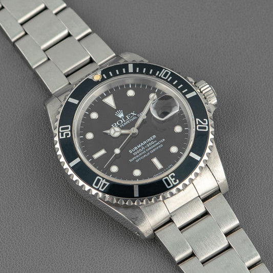 Rolex Submariner Date 16610 Black Dial Automatic 40mm