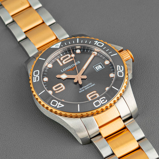 Longines HydroConquest Automatic Two-Tone Gray Dial 43mm