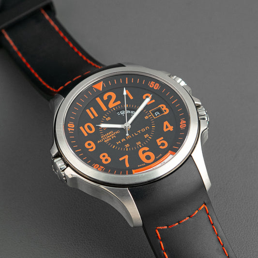 Hamilton Khaki Automatic 660 Ft GMT Black Dial 42mm