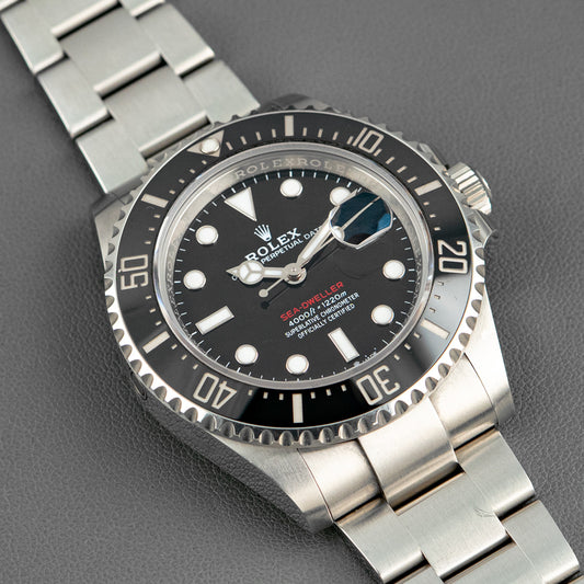 Rolex Sea-Dweller 126600 "Single Red" Black Automatic 43mm