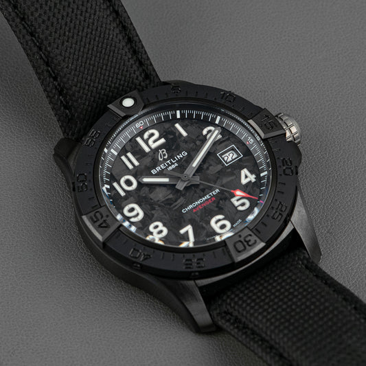 Breitling Avenger Automatic Night Mission Black Carbon Dial 42mm