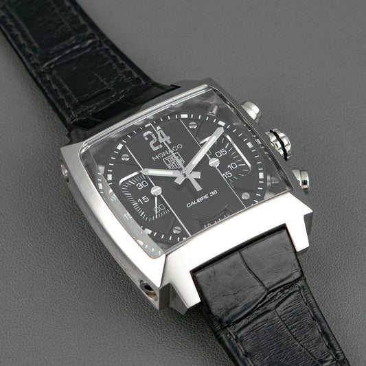 TAG Heuer Monaco Twenty Four Calibre 36 Black Dial 40.5mm