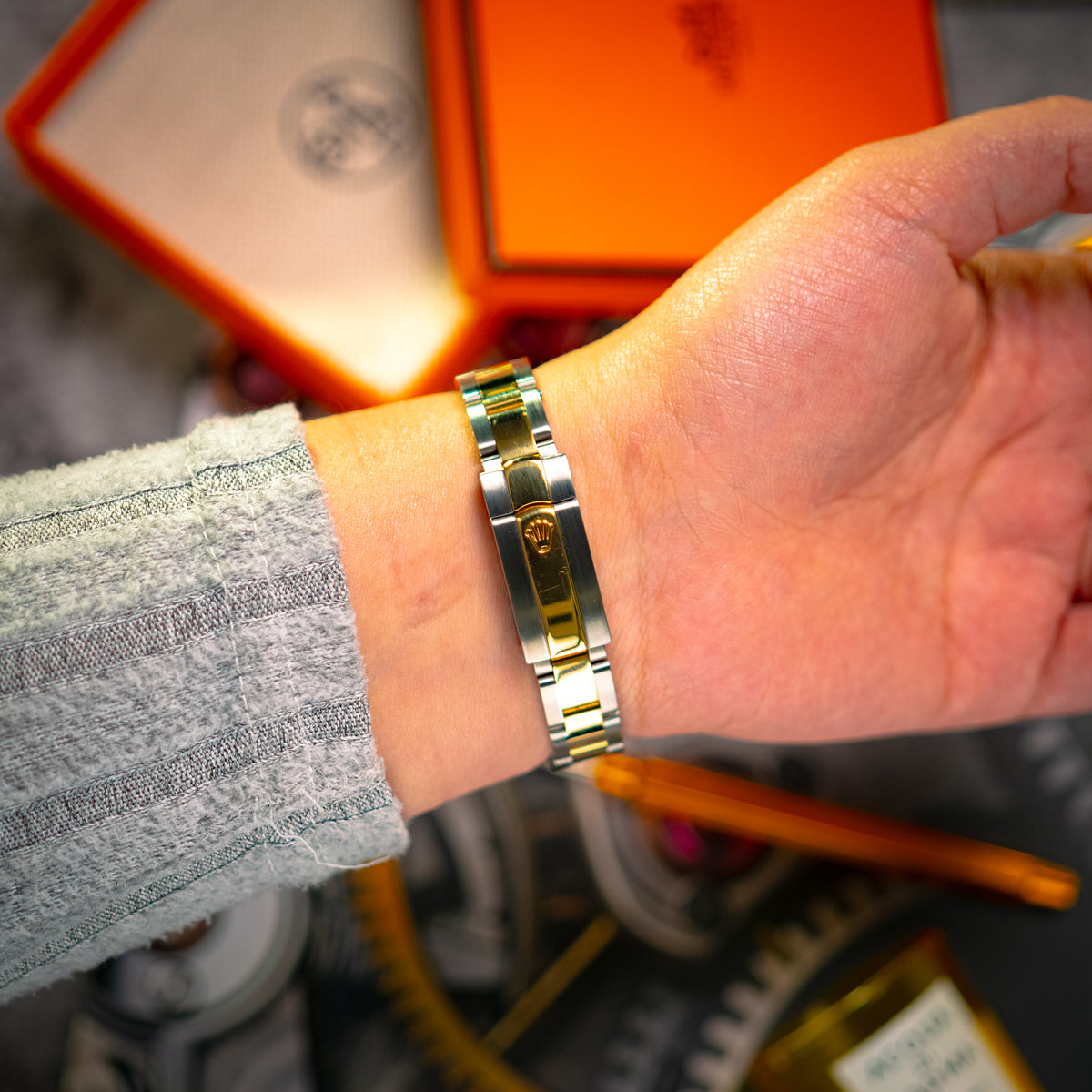 Rolex Datejust 179163 Two-Tone Roman Dial 26mm
