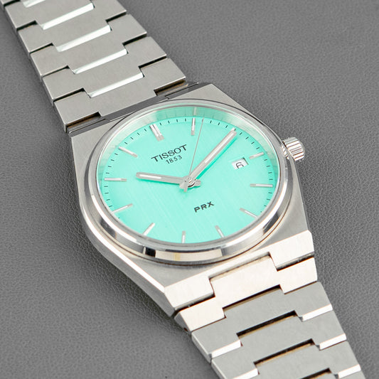 Tissot PRX Quartz Tiffany Blue Integrated Bracelet 40mm