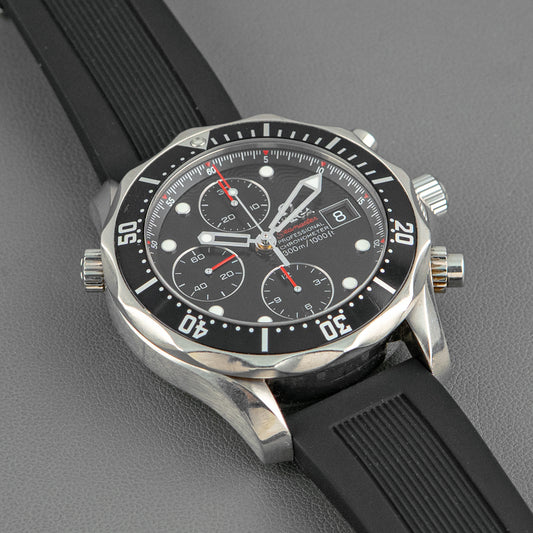 Omega Seamaster Diver 300M Chronograph Black Dial 41.5mm