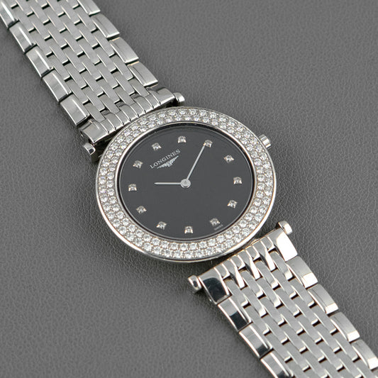 Longines La Grande Classique Black Diamond Dial 29mm