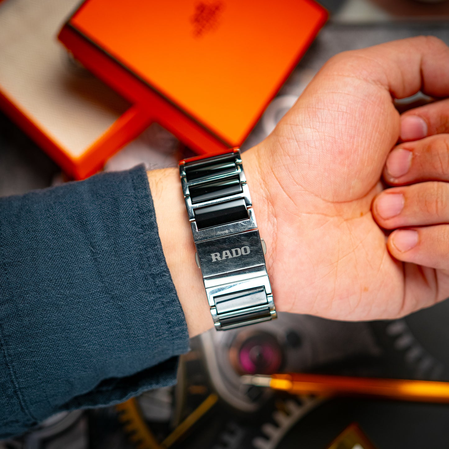 Rado Integral Black Dial Diamonds 31mm