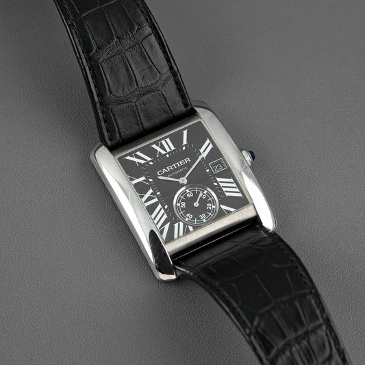 Cartier Tank MC Automatic Black Dial 34mm