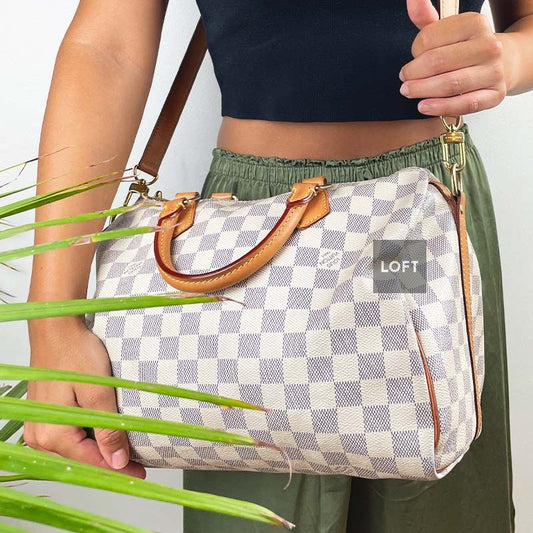 Louis Vuitton Speedy Bandouliere 30 Damier Azur