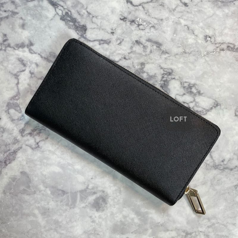 Montblanc Sartorial Long 8cc Black Leather Ladies Wallet
