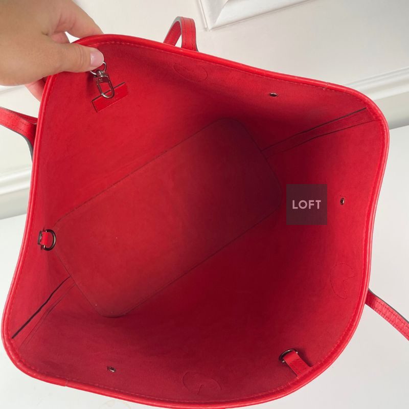 Louis Vuitton Neverfull MM Epi Cuero Roja