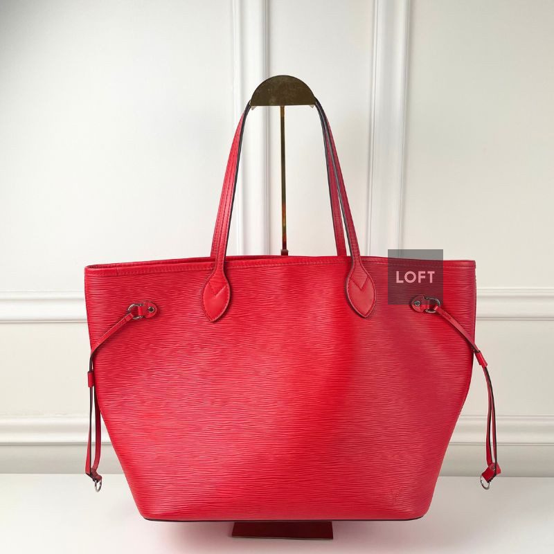 Louis Vuitton Neverfull MM Epi Cuero Roja