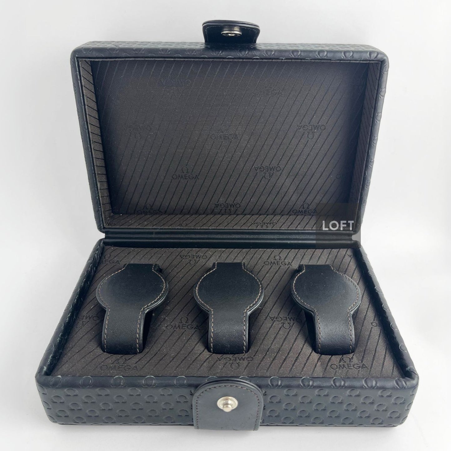 Omega Caja de almacenamiento 3 relojes