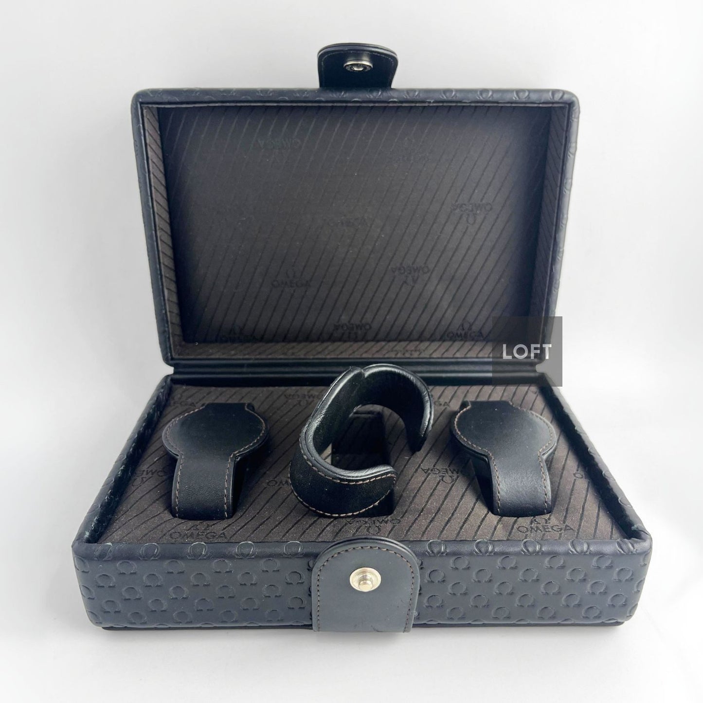 Omega Caja de almacenamiento 3 relojes