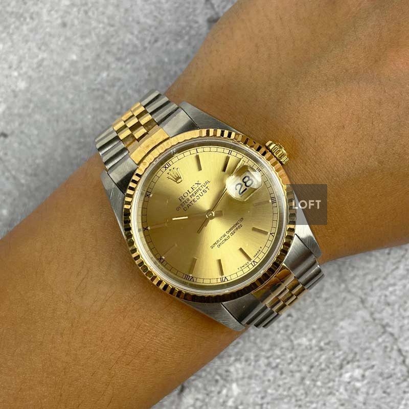 Rolex Datejust 36 mm 16233 Acero y Oro amarillo
