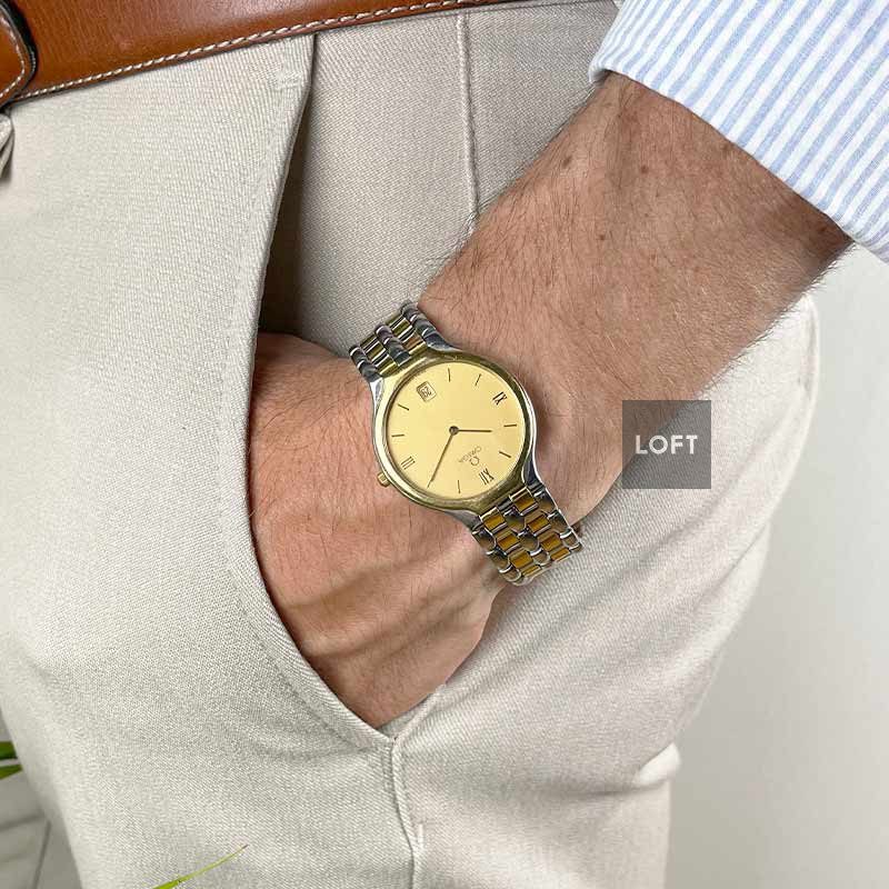 De Ville Symbol Quartz Unisex Acero y Oro 32 mm