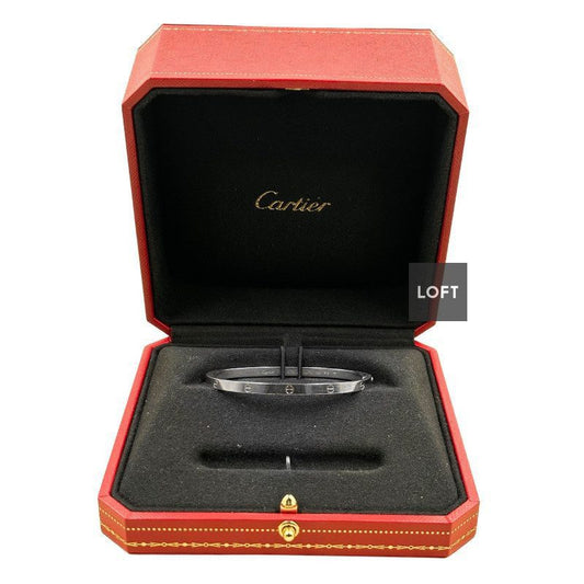 Esclava Cartier LOVE Small Oro Blanco