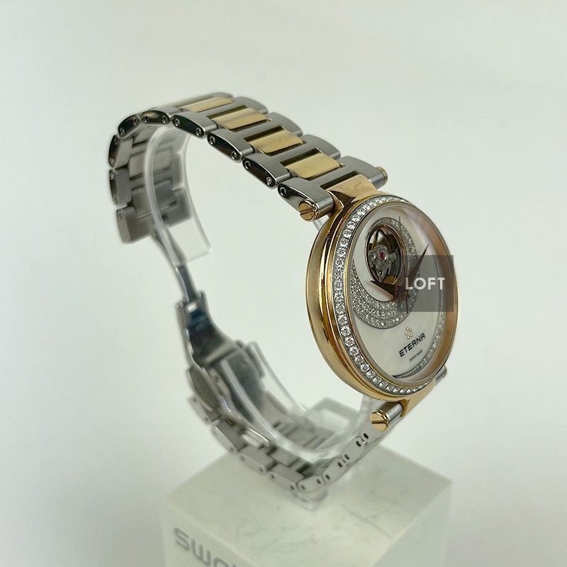 Eterna Grace Open Art Automatic Mother of Pearl Diamonds