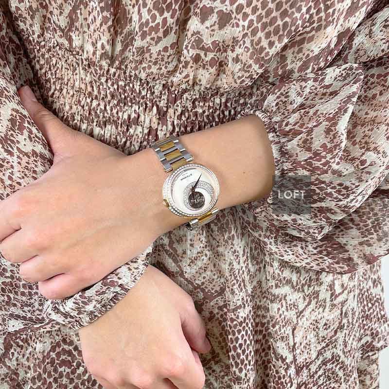 Eterna Grace Open Art Automatic Mother of Pearl Diamonds