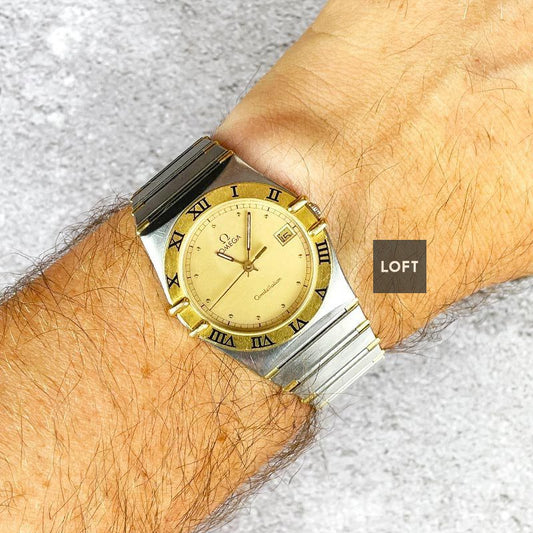 Omega Constellation Unisex Acero y Oro 32 mm 06