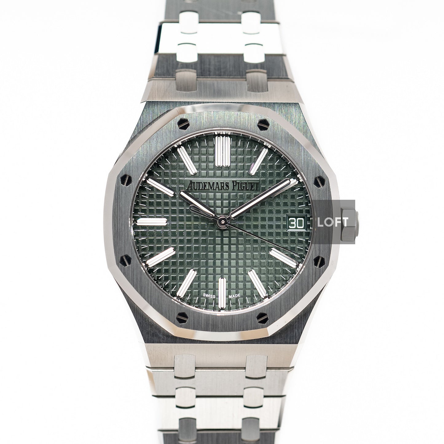 Audemars Piguet Royal Oak Selfwinding Stainless Steel / Green 41 mm