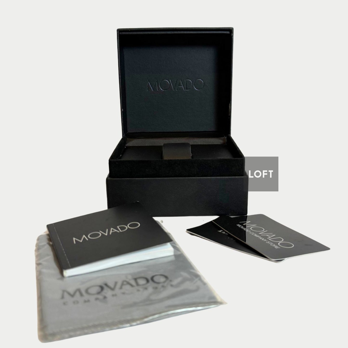 Movado Safiro 605899 Black PVD Quartz 38mm