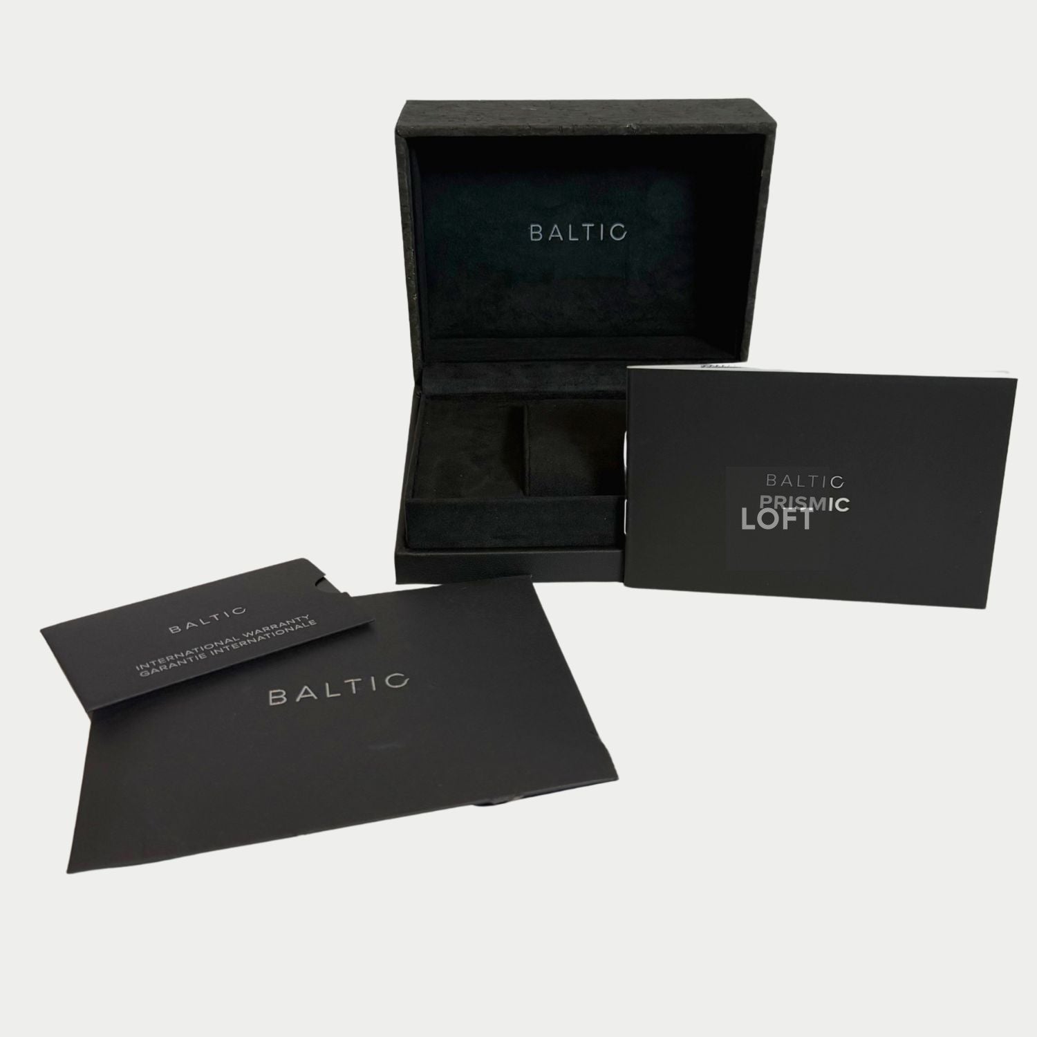Baltic Prismic Salmon Manual Wind Leather Strap 36mm