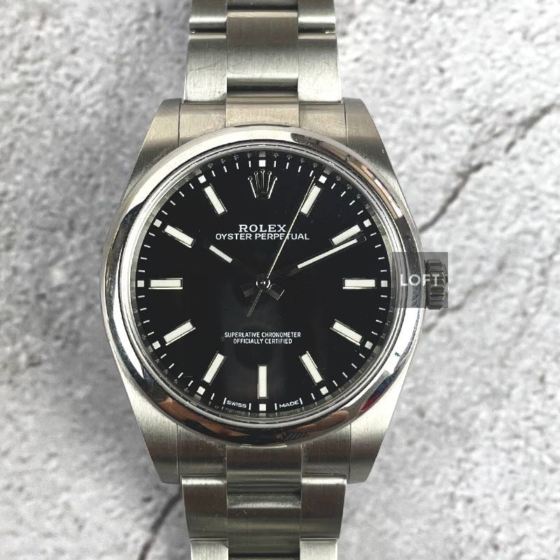 Rolex Oyster Perpetual 114300 Black Dial 39 mm