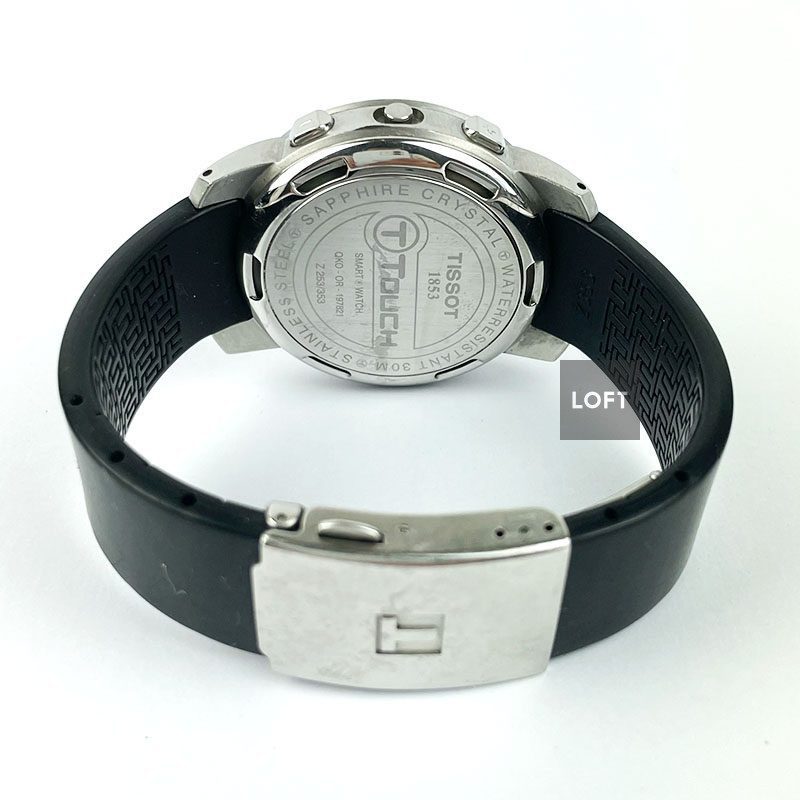 Tissot T-Touch Stainless Steel Black Dial 42 mm