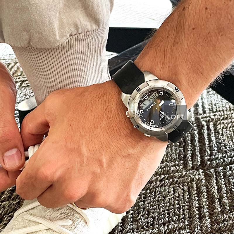 Tissot T-Touch Stainless Steel Black Dial 42 mm