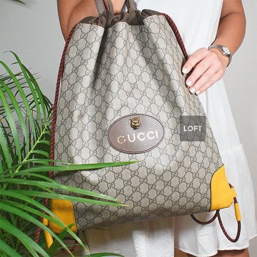 Gucci Neo Vintage Drawstring Backpack Gucci Neo Vintage Drawstring