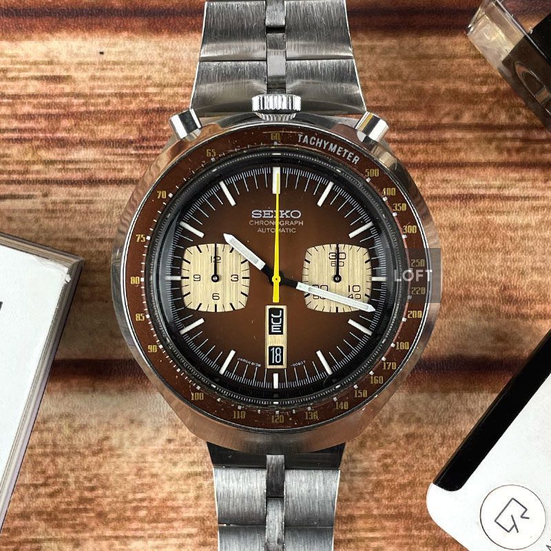 Seiko "Bullhead" Chronograph 6138-0040 Brown 44 mm